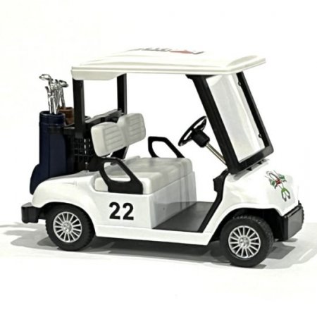 Clear Crystal Sticker Label with 5" Golf Cart
