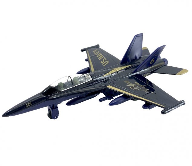 F-18 Bumblebee Fighter 7" Diecast Model CLX51300 - Click Image to Close