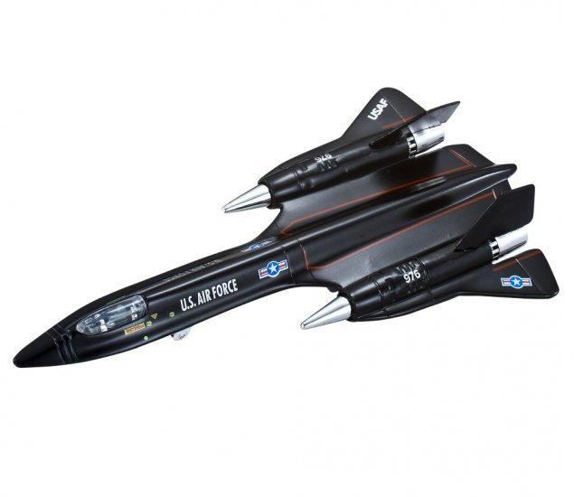 SR-71 Blackbird (US Air Force Scout) 8\" Diecast Model CLX51320