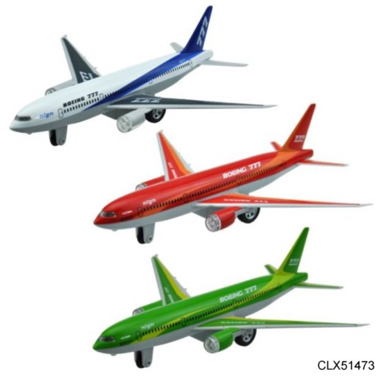 Buy 24 Pcs 9\" Boeing 777 Airliner Die-cast Model Package Deal, Get 6 Pcs Free Stock