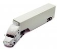 1:68 Kenworth Truck T700 with Container, Mixed Colour (Red, Black, Blue, White, No Decal) KT1302D-1