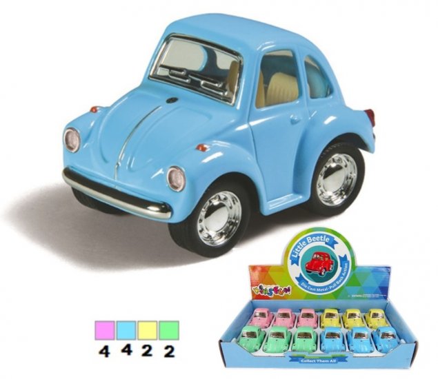 2\" Little Beetle (4 Pastel Colors) KT2001DY