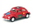 1967 Volkswagen Classical Beetle with Printing Flower 1:32 (5" Asstd Colour) KT5057DF