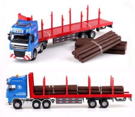 Log Transporter Truck 1:50 Heavy Die cast Model (Special, Minimum 12pcs)