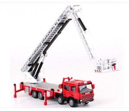 Aerial Fire Truck Construction Vehicle 1:50 Heavy Die cast Model (Special, Minimum 6pcs)