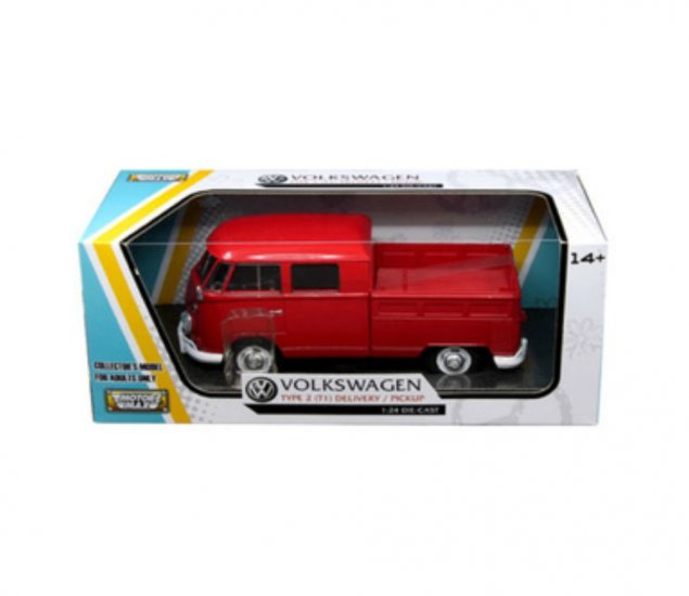 VW 12 PICK UP 1962 ROAD SERVICE SET 1:24 MotorMax Auto Stradali Die