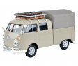 1:24 VW Type 2 (T1) - Pick-up with Roof Rack, Suit Case & Tarapauline Cover (Savannen Beige) MM79553SB