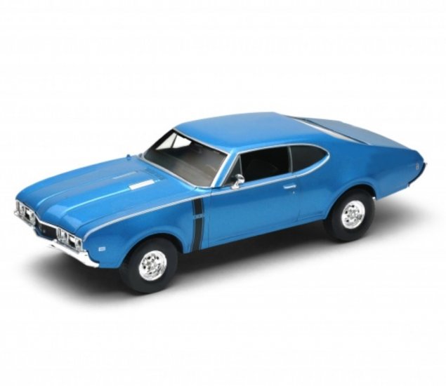 1:24 1968 OLDSMOBILE 442 (Metallic Blue) WL24024W