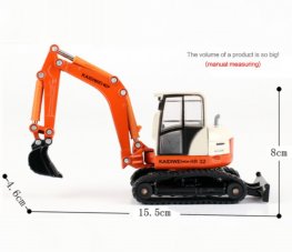 1:50 Crawler Excavator (8 Pcs/Box) Diecast Model KDW620001D  1:50 Crawler Excavator (8 Pcs/Box) Diecast Model KDW620001D