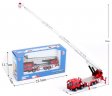 1:50 Ladder Fire Engine Truck Heavy Die cast Model KDW625012W
