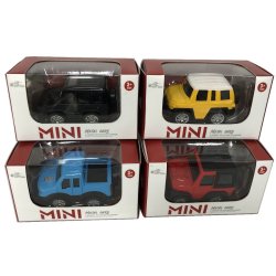 3" Diecast Mini Cross Country Vehicle 4 Style Mixed Window Box WGT2401-1