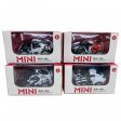 3" Diecast Mini Car with Paint Vehicle 4 Style Mixed Window Box WGT2413-1