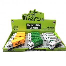 1:64 Diecast City Transport Vehicle, 3 Style Mixed WGT2427-12 1:64 Diecast City Transport Vehicle, 3 Style Mixed WGT2427-12