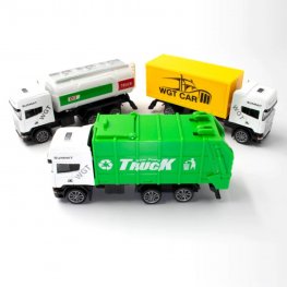 1:64 Diecast City Transport Vehicle, 3 Style Mixed in Hangsell Window Box WGT2428-3 1:64 Diecast City Transport Vehicle, 3 Style Mixed in Hangsell Window Box WGT2428-3
