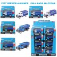 3.5" Diecast Police Truck in Hangsell Window Box, 6 Style Mixed in CDU WGT2447-24
